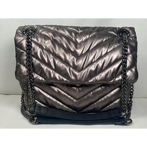 Think Royln Shoulder Bag Quilted Crossbody/Shoulder Tote Adjustable Chain Strap